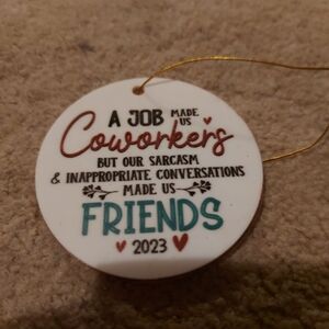 Coworker Friendship Ornament 2023